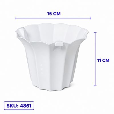 POT 15 GANTUNG LILY ORI PUTIH